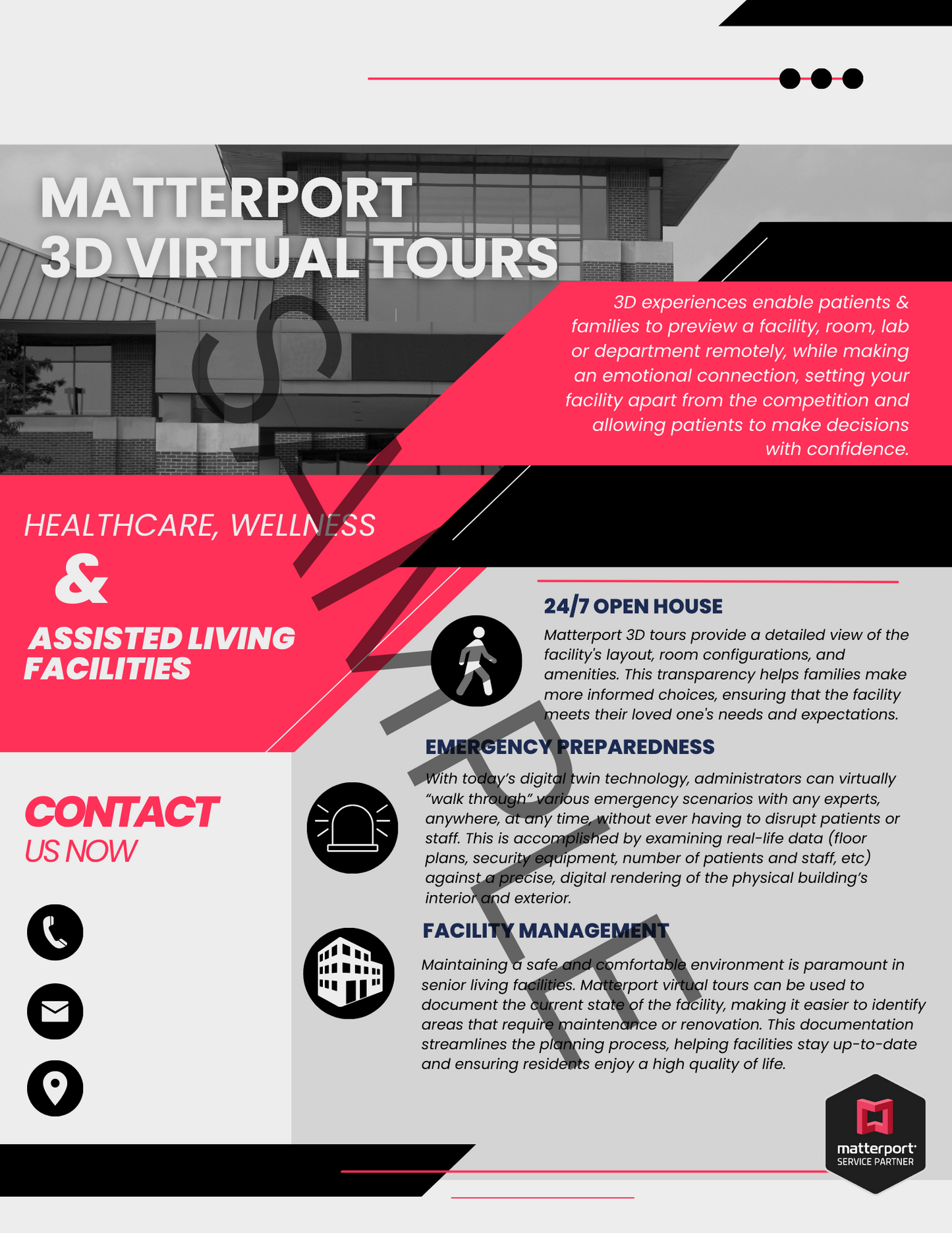 Complete Matterport Industry Specific Sales Package-Red Collection