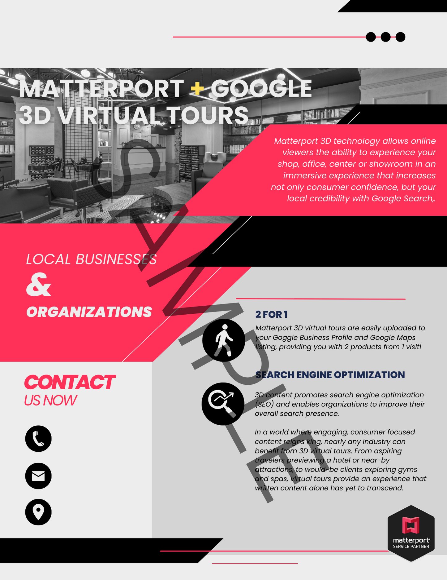 Complete Matterport Industry Specific Sales Package-Red Collection