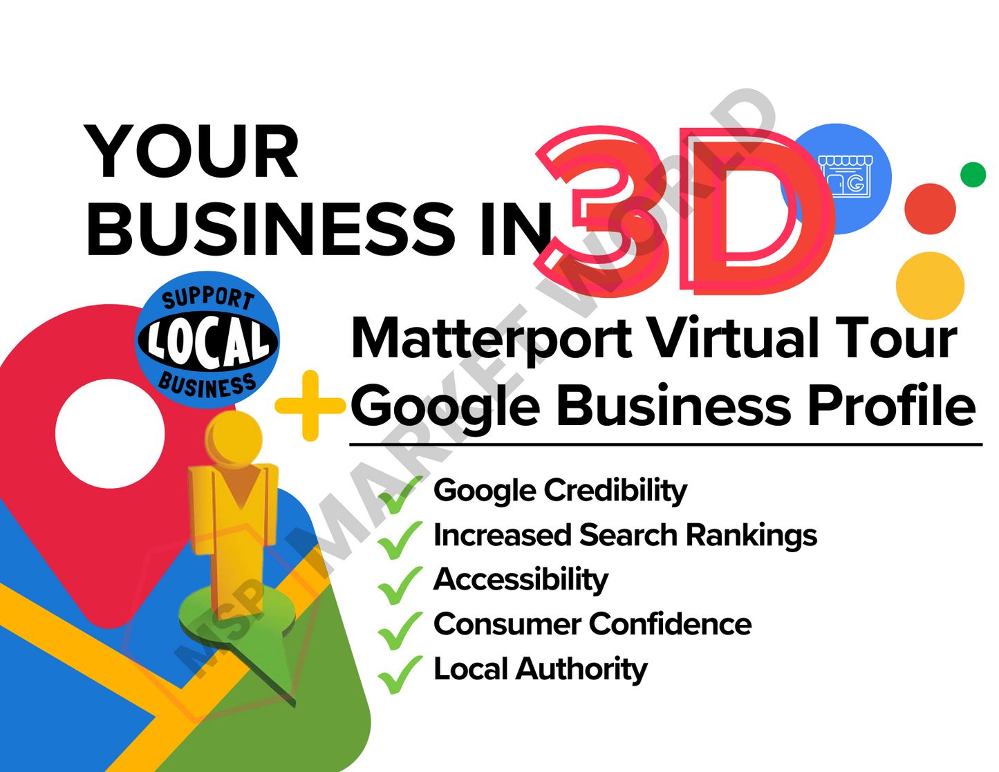 Matterport 3D Plus Google Tour Social Media Graphic