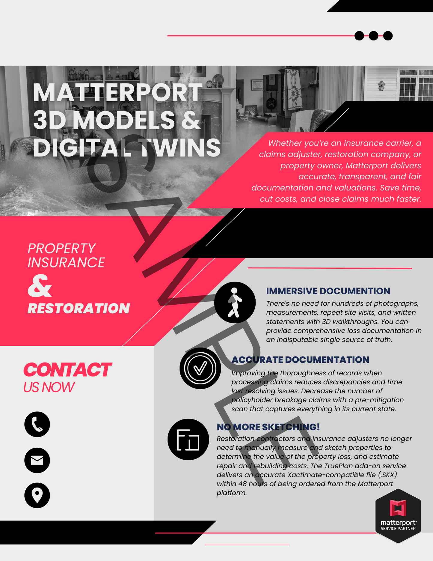 Complete Matterport Industry Specific Sales Package-Red Collection