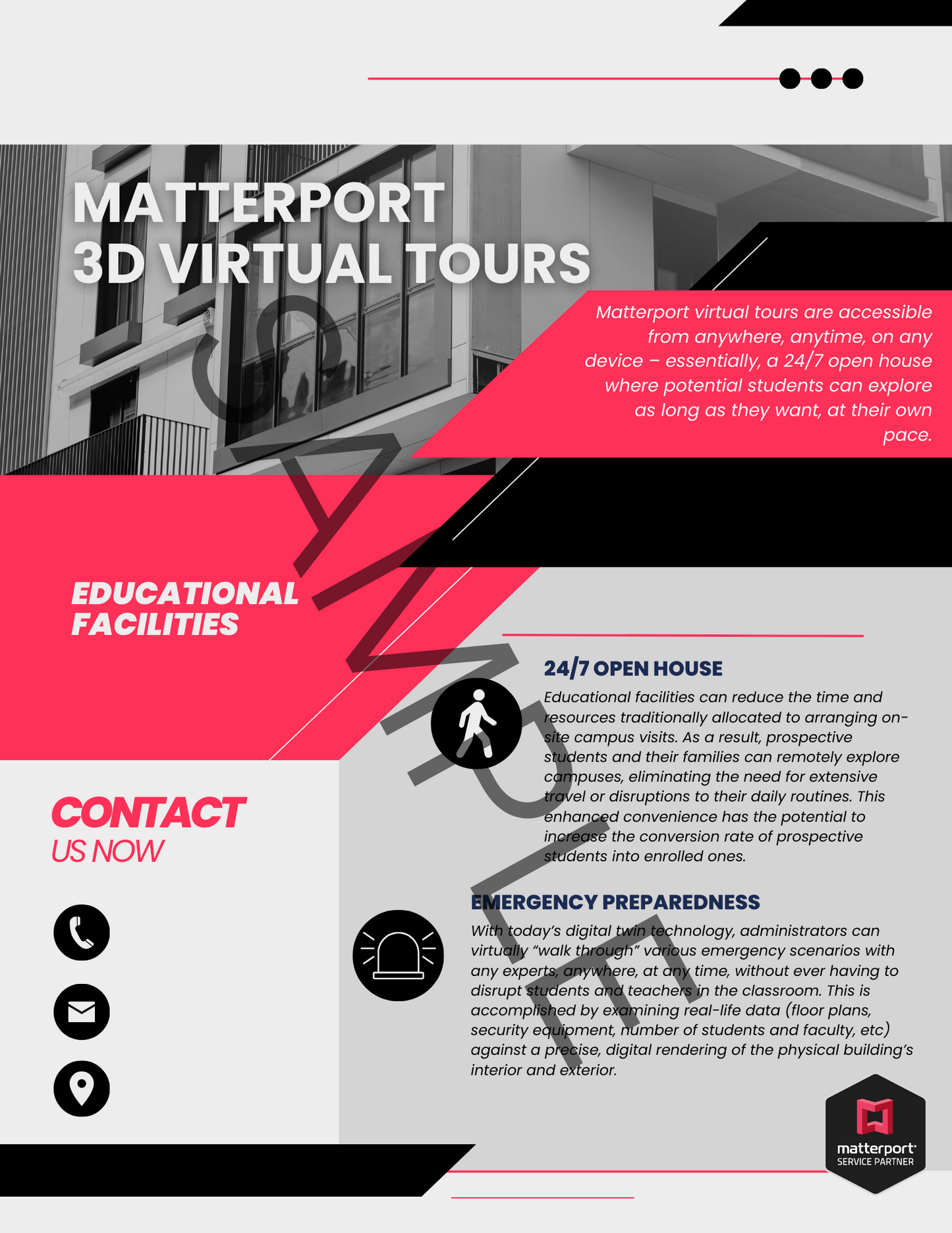 Complete Matterport Industry Specific Sales Package-Red Collection
