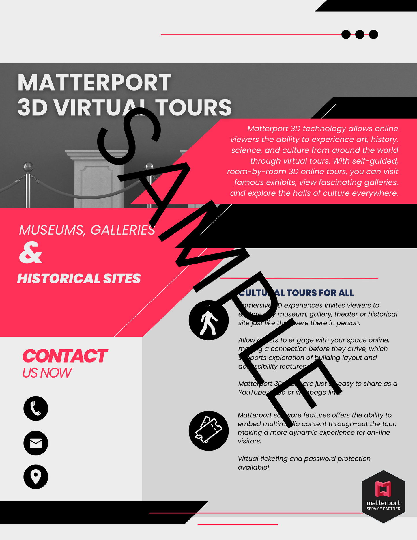Matterport Marketing for Cultural Spaces-Red