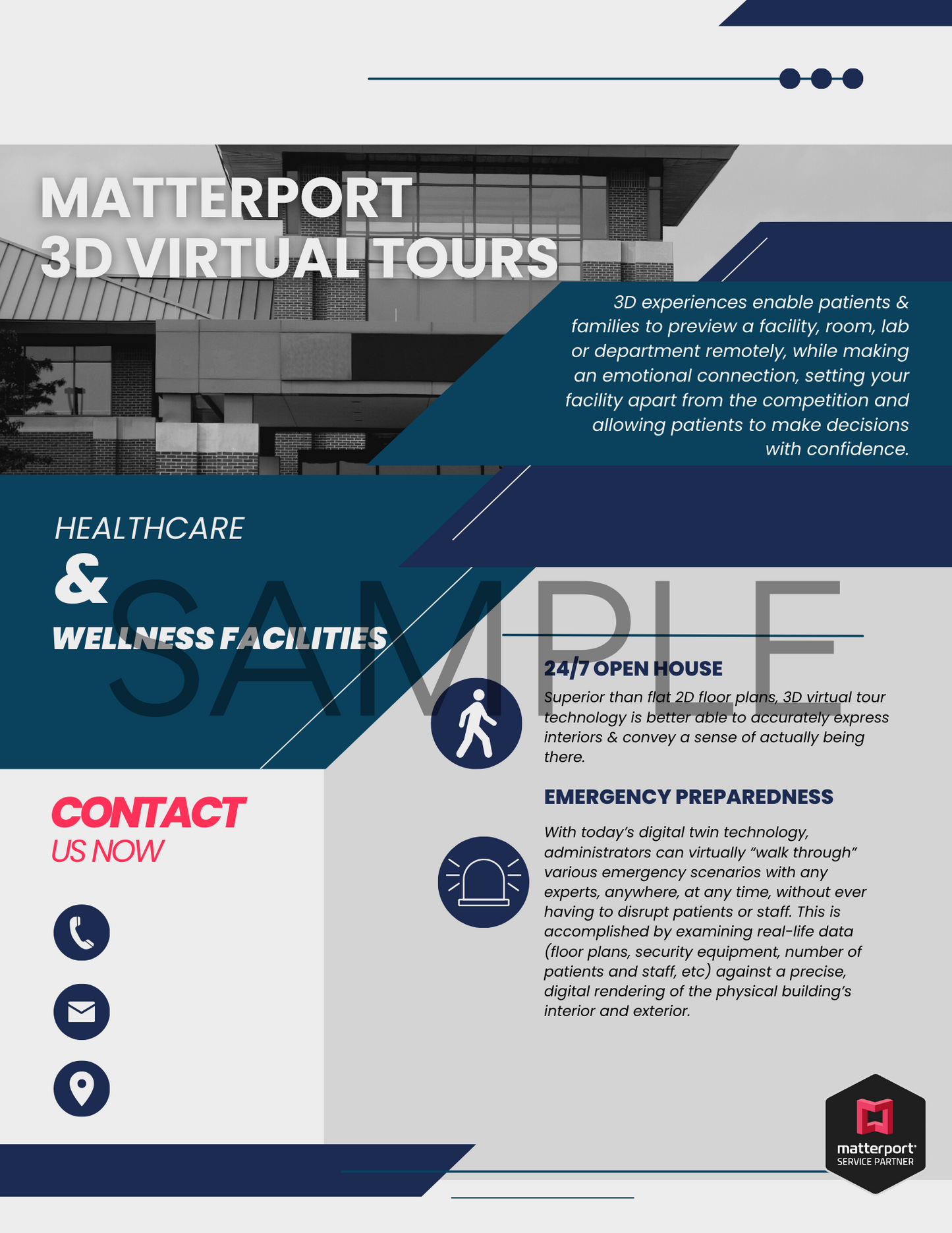 Complete Matterport Industry Specific Sales Package- Blue Collection