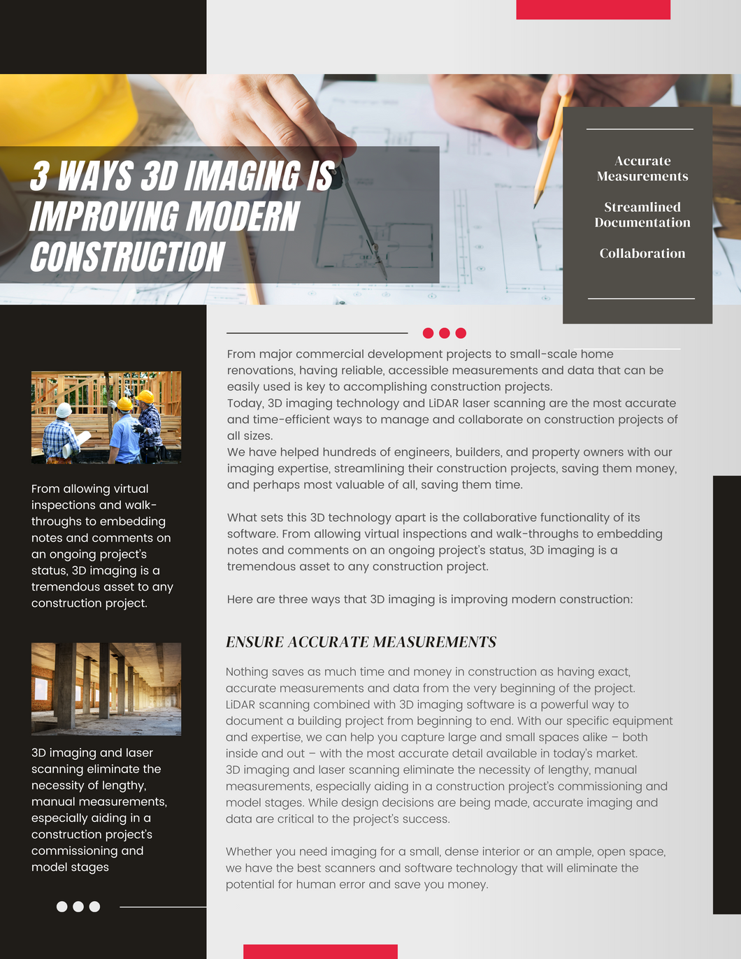 Improving Modern Construction Documentation