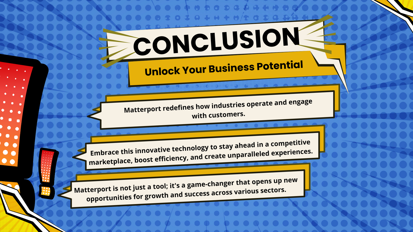 Matterport Slide Deck Presentation Comic