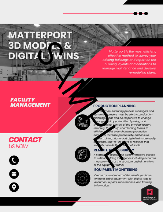 Matterport Marketing for Workplace and Facilities-Red