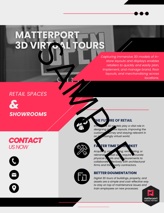 Matterport Marketing for Retail and Showrooms- Red