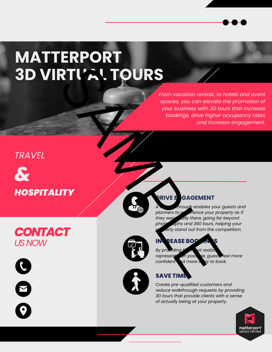 Matterport Marketing for Travel and Hospitality-Red